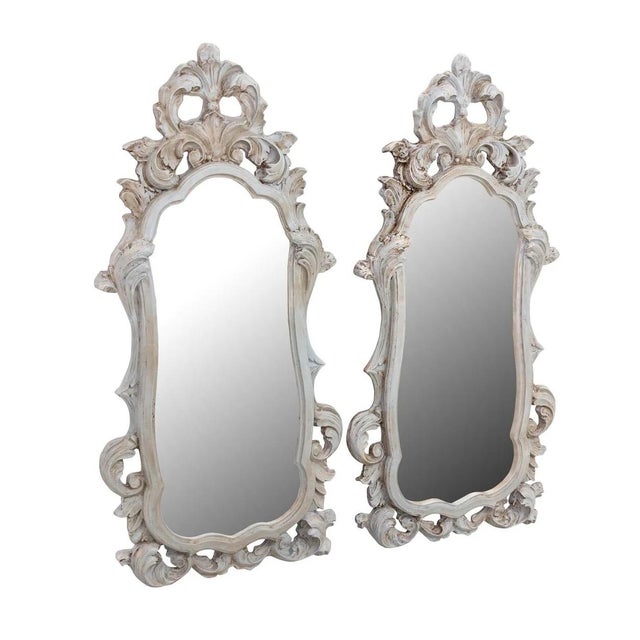 French Pair French Style Mirrors For Sale - Image 3 of 7