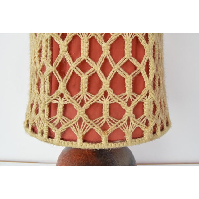 Mid-Century Ceramic Table Lamp, 1970s For Sale - Image 9 of 14