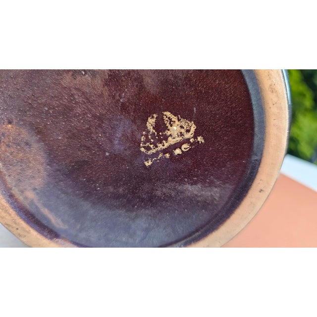 Ceramic Vintage German Ceramic Vase in Fat Lava from Scheurich, 1960s For Sale - Image 7 of 9