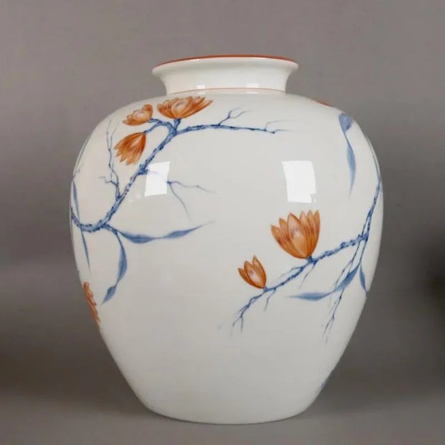 Art Nouveau Porcelain Vase by Röder for Rosentahl For Sale - Image 4 of 11
