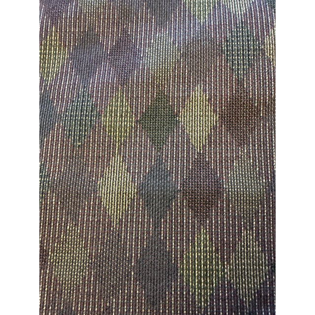 Mid 20th Century Silk (I Think) Mid Century Fabric For Sale - Image 5 of 5