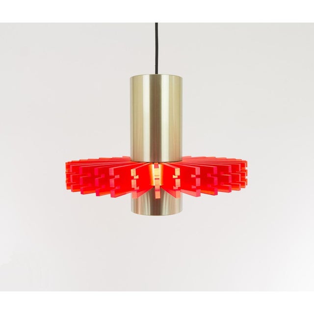 Red Priest Collar Pendant by Claus Bolby for Cebo Industri, 1960s For Sale - Image 4 of 9