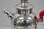 Vintage Art Deco Chrome Cocktail Martini Shaker Red Bakelite Handle by Chromium For Sale - Image 4 of 16