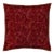 Palais Double Sided Outdoor Cushion in Yoko Bordeaux X Rosita Orange & Pink, 18x18 Inch For Sale