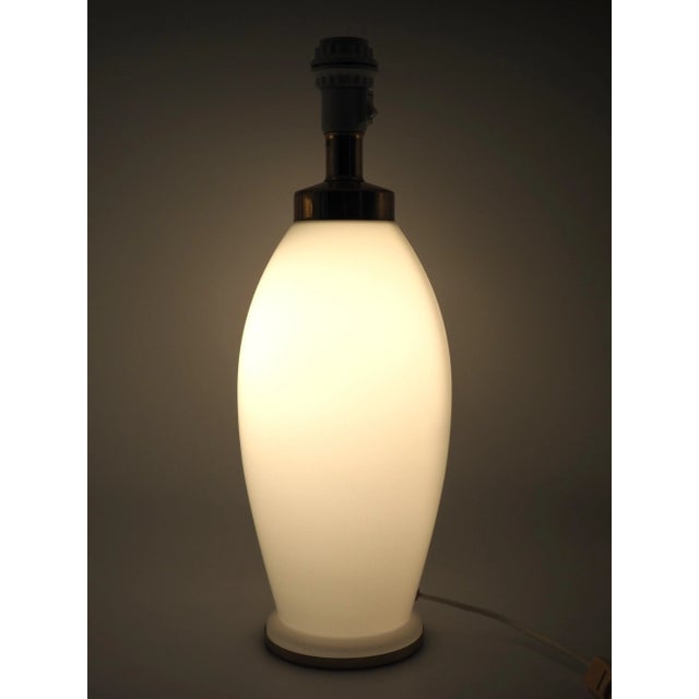 Vintage Opaline Glass Table Lamp from Ikea, Sweden, 1980s For Sale - Image 12 of 18