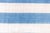 1950s Doris Leslie Blau Dhurrie Vintage Striped White And Blue Flatweave Cotton Rug For Sale - Image 5 of 8