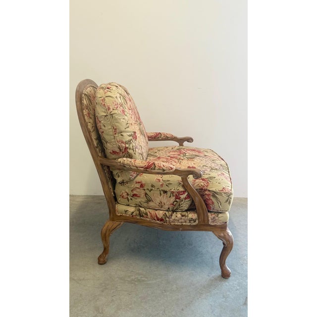 1990s 1990s Michael Thomas French Country Bergère Chair For Sale - Image 5 of 11