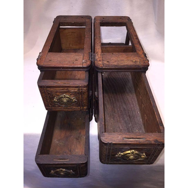 Antique Oak Drawer Boxes Chairish