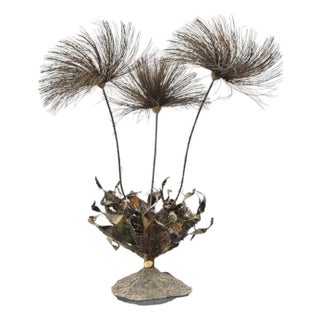 Vintage Brutalist Sculpture in Metal, 1960 For Sale