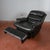 Reclining Black Leather Armchair For Sale - Image 6 of 18