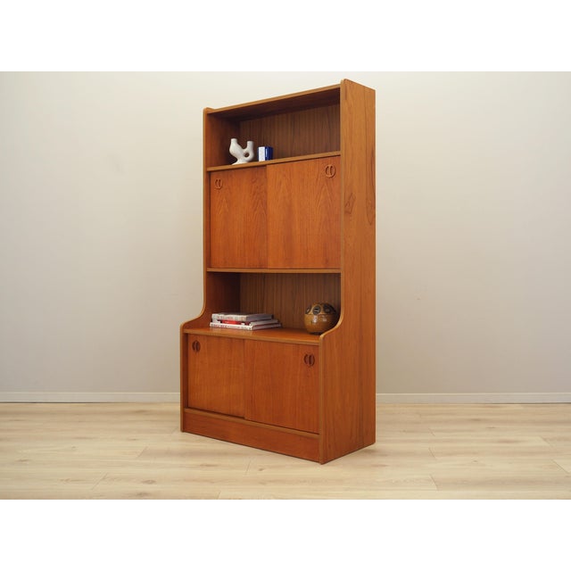 Vintage Danish Teak Bookcase, 1960s For Sale - Image 4 of 18