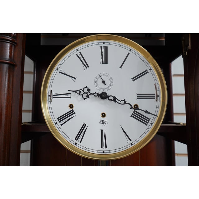 Sligh Model 743-1 Mahogany Wall Hang Clock For Sale In Philadelphia - Image 6 of 12