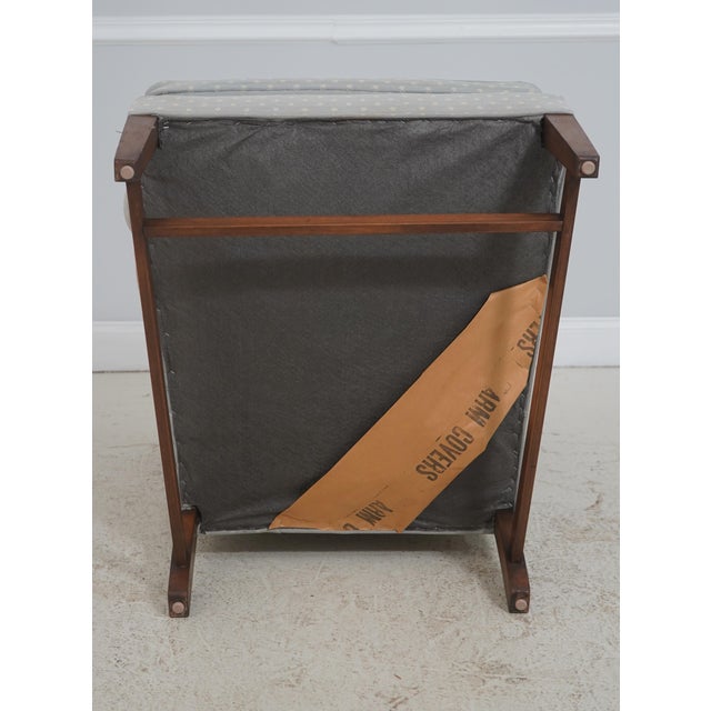 Drexel Chippendale Mahogany Wing Back Lounge Chair For Sale - Image 16 of 18