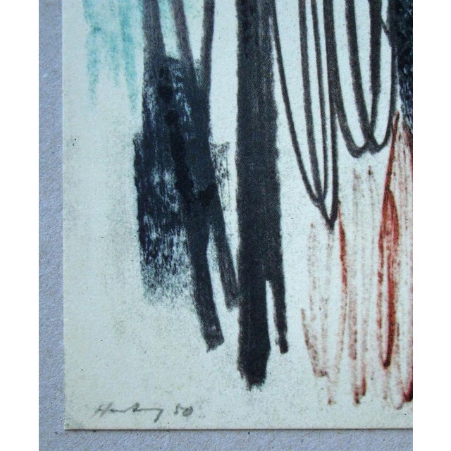 After Hans Hartung, Pastel P., 1950s-1960s, Offset Lithograph For Sale - Image 7 of 11