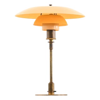 PH-4/3 Table Lamp in Brass and Glass by Poul Henningsen for Louis Poulsen, 1927 For Sale