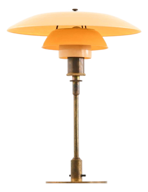 PH-4/3 Table Lamp in Brass and Glass by Poul Henningsen for Louis Poulsen, 1927