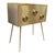 Brass & Wood Console, 1980s For Sale - Image 4 of 9