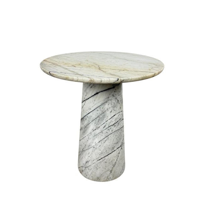 Stone Vintage Marble Side Table, 1980s For Sale - Image 7 of 7