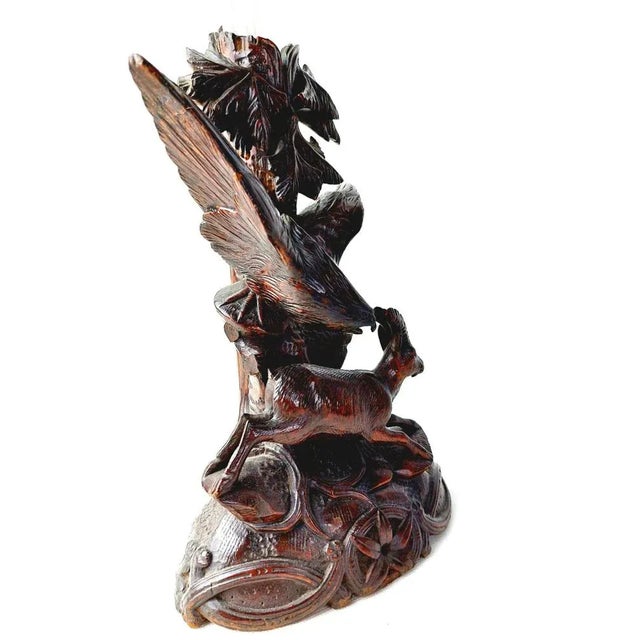 Black Forest Insert Vase, 1950s For Sale - Image 3 of 5