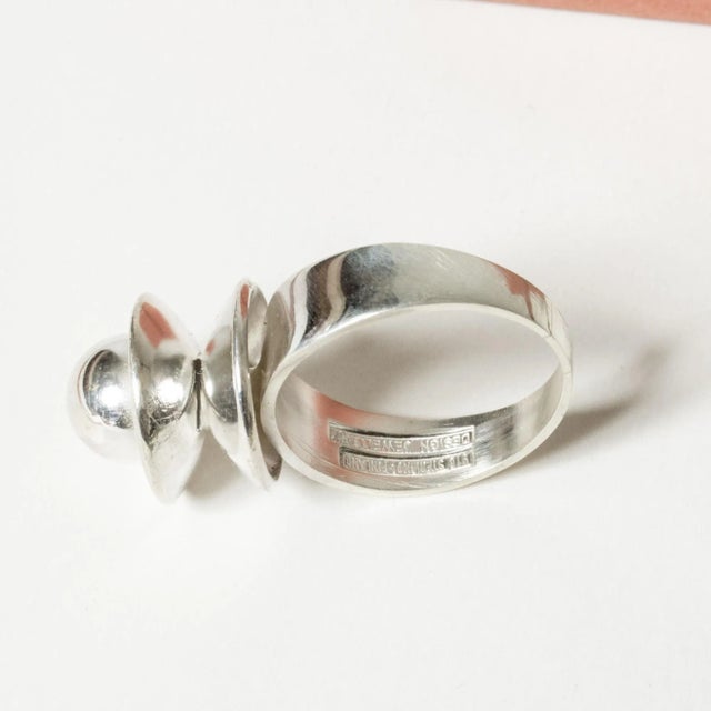 Silver Ring from Erik Granit, 1967 For Sale - Image 6 of 7