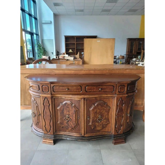 1950s Italian Shaped Sideboard, 1950s For Sale - Image 5 of 13