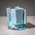 Ice-Blue Vase "Kayho" (Jap. 華俑 Luxuriant Pottery Palace) by Ceramic Artist Masamichi Yoshikawa, 21st Century For Sale - Image 13 of 13