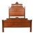 Herter Brothers Style Antique Monumental Eastlake Victorian Carved Walnut Full Size Bed, Circa 1880s For Sale