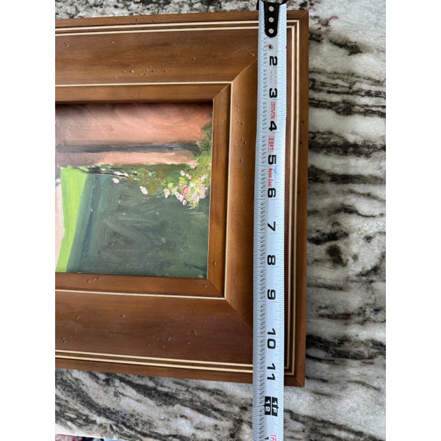 2025 Original Julian Merrow-Smith Provence Landscape “Shade and Roses”, Framed For Sale - Image 9 of 10