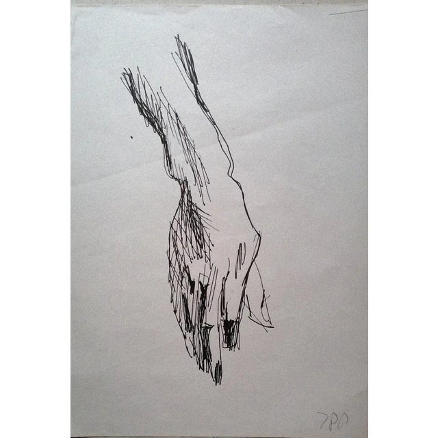 Hand Study is an original modern artwork realized in Italy in the first years of the XX Century. Original drawing on...