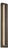 Visual Comfort Modern Aspen 36 Outdoor Wall LED Bronze For Sale