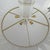 Art Deco Italian Murano Glass Feather Chandelier with Brass Details, 2000 For Sale - Image 12 of 13