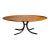 1950s Attributed to Osvaldo Borsani for Stow Davis Sunburst Oval Dining Table For Sale