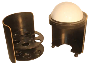 Italian Cart Bar Pop Lamp, 1970s