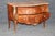 Antique French Louis XV Style Bronze Ormolu Mounted Marble Top Commode For Sale - Image 9 of 13
