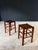 French Country Bistro Stools, 1930s, Set of 2 For Sale - Image 3 of 16
