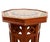 Schumacher 1940s Schumacher French Patterned Ceramic Top Side Table For Sale - Image 4 of 6