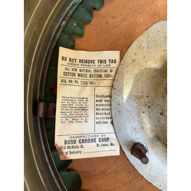 Green Duro Chrome 1950's Drug Store/Soda Fountain Swivel Top Stools - Set of 4 For Sale - Image 8 of 8