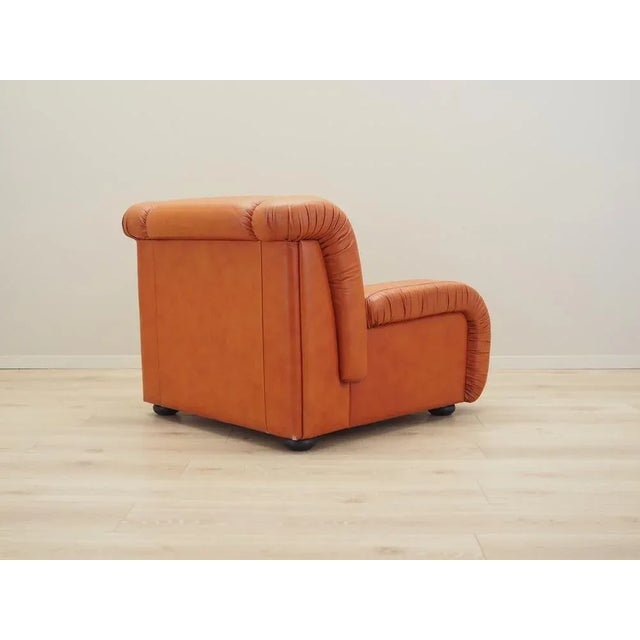 Animal Skin Danish Red Armchair, Denmark, 1970s For Sale - Image 7 of 18