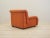 Animal Skin Danish Red Armchair, Denmark, 1970s For Sale - Image 7 of 18