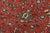 Sarouk Rug 9’5” X 12’6” Red Wool Vintage Traditional Hand-Knotted Carpet For Sale - Image 9 of 13