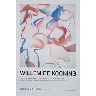 The Last Beginning Poster after Willem de Kooning For Sale