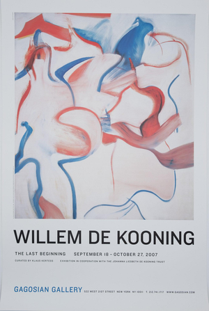 The Last Beginning Poster after Willem de Kooning