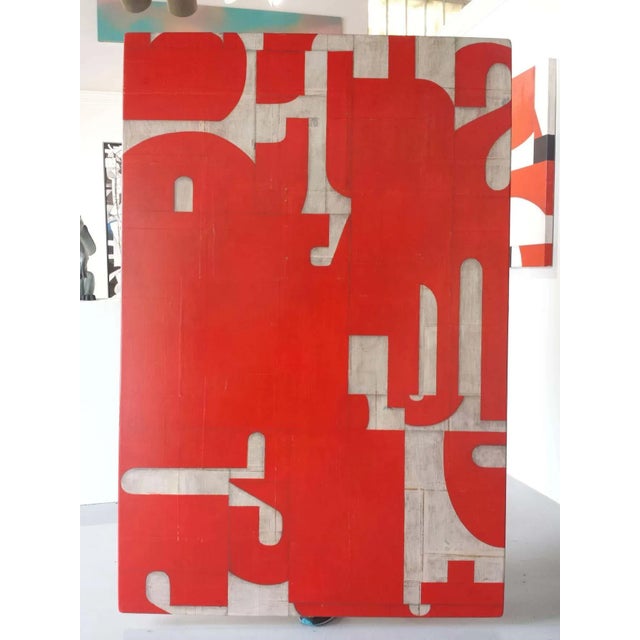 2010s Cecil Touchon Painting on Panel Titled: PDP 703 ct14 (2014) For Sale - Image 5 of 7