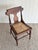 1960s Vintage Sculpted Mahogany Dining Chairs With Cane Seats, Set of 4 For Sale - Image 12 of 15