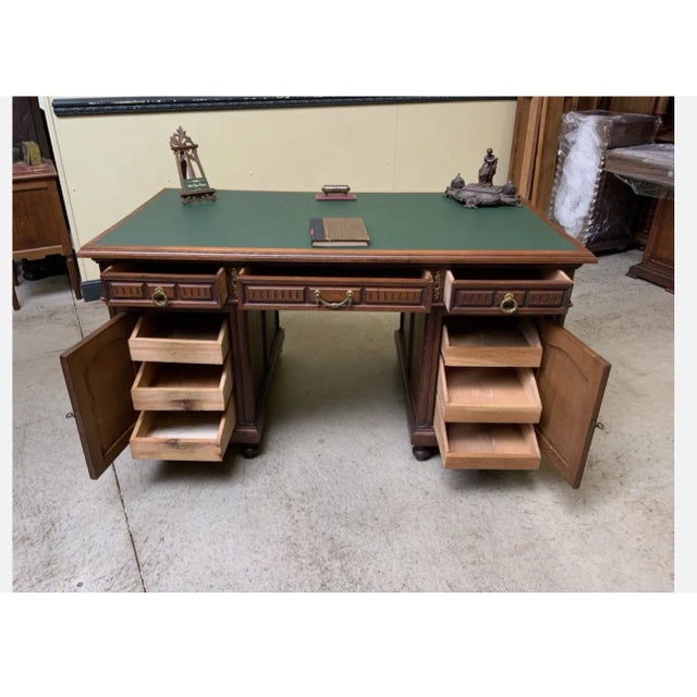 Antique Free-Standing Art Nouveau Desk, 1890s For Sale - Image 5 of 8