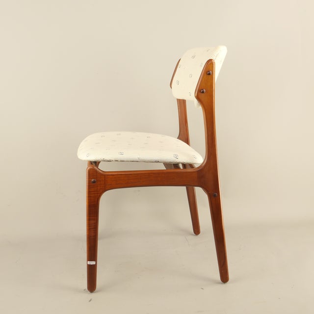 Mid-Century Danish Teak Model 49 Dining Chairs by Erik Buch for O.D. Møbler Domus Danica, 1960s, Set of 4 For Sale - Image 11 of 11