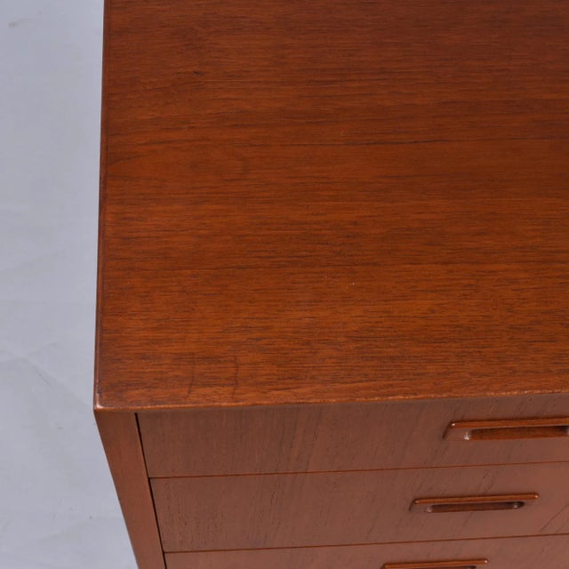 Brown Early Lyby Mobler Danish Teak Chest of Drawers $2,195.00 For Sale - Image 8 of 11