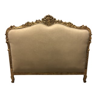 Vintage Louis XV Giltwood King Size Headboard For Sale
