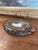 Mid-Century Modern Polished Likely Agate Slice Bowl With Natural Banding For Sale - Image 3 of 10