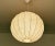 Ivory Large Vintage Cocoon Pendant Light from Goldkant Leuchten, 1960s For Sale - Image 8 of 15